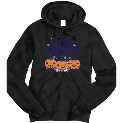 I Teach The Cutest Pumpkins In The Patch Tie Dye Hoodie