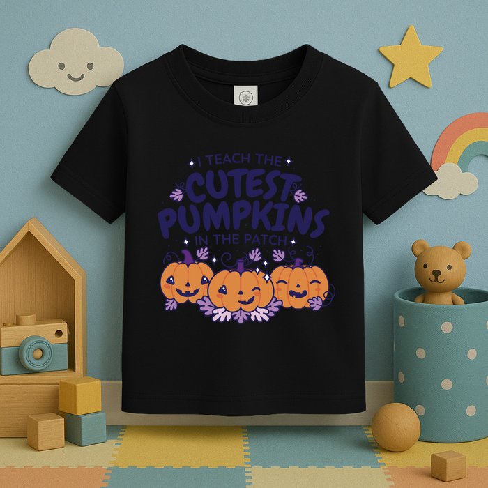 I Teach The Cutest Pumpkins In The Patch Toddler T-Shirt