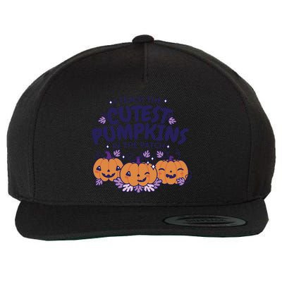 I Teach The Cutest Pumpkins In The Patch Wool Snapback Cap