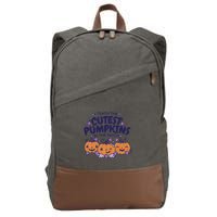 I Teach The Cutest Pumpkins In The Patch Cotton Canvas Backpack