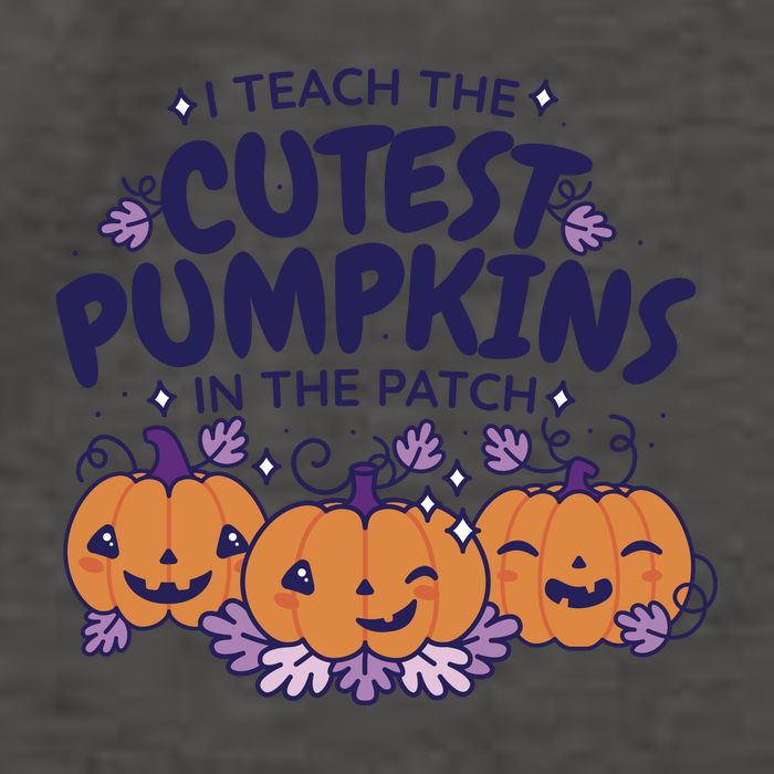 I Teach The Cutest Pumpkins In The Patch Vector Backpack