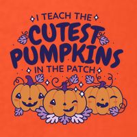 I Teach The Cutest Pumpkins In The Patch Golf Towel