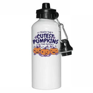 I Teach The Cutest Pumpkins In The Patch Aluminum Water Bottle