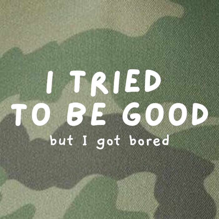 I Tried To Be Good But I Got Bored Funny Legacy Tie Dye Trucker Hat