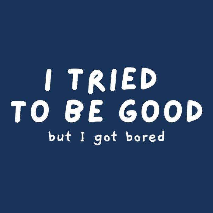 I Tried To Be Good But I Got Bored Funny Magnet