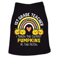 I Teach The Cutest Pumpkins In The Patch 1st Grade Teacher Doggie Tank