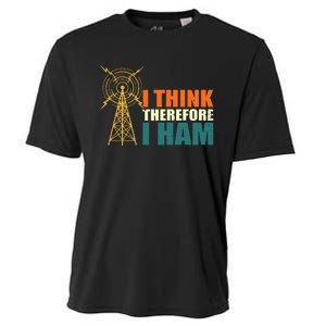 I Think Therefore I Ham Cooling Performance Crew T-Shirt