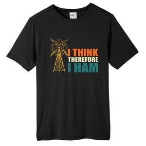 I Think Therefore I Ham Tall Fusion ChromaSoft Performance T-Shirt