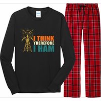 I Think Therefore I Ham Long Sleeve Pajama Set