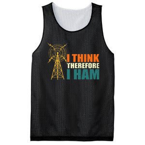 I Think Therefore I Ham Mesh Reversible Basketball Jersey Tank