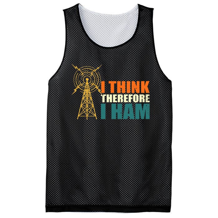 I Think Therefore I Ham Mesh Reversible Basketball Jersey Tank