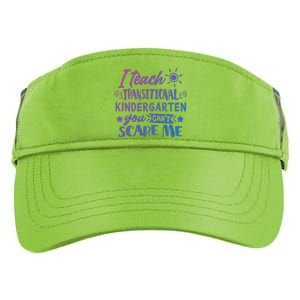 I Teach Transitional Kindergarten Teacher Team Cute Gift Adult Drive Performance Visor