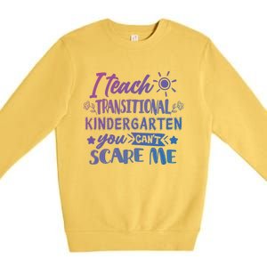 I Teach Transitional Kindergarten Teacher Team Cute Gift Premium Crewneck Sweatshirt