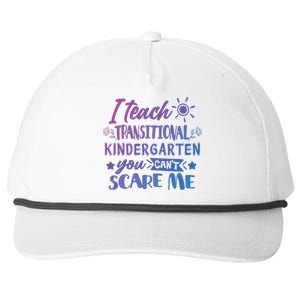 I Teach Transitional Kindergarten Teacher Team Cute Gift Snapback Five-Panel Rope Hat