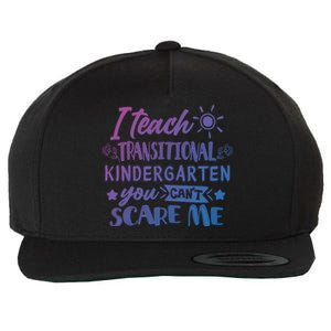 I Teach Transitional Kindergarten Teacher Team Cute Gift Wool Snapback Cap