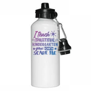 I Teach Transitional Kindergarten Teacher Team Cute Gift Aluminum Water Bottle