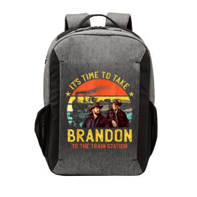 Its Time To Take Brandon To The Train Station Funny Design Vector Backpack