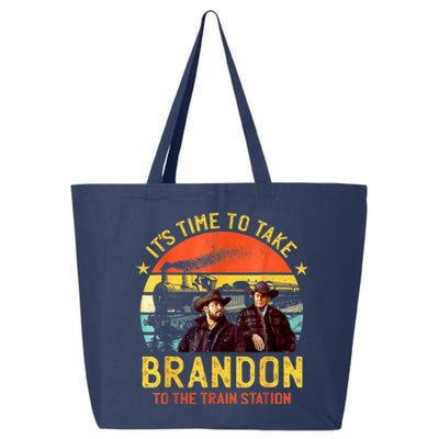 Its Time To Take Brandon To The Train Station Funny Design 25L Jumbo Tote