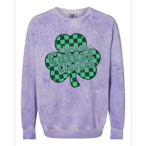 I Teach The Cutest Clovers In The Patch St Patrick’s Day Meaningful Gift Colorblast Crewneck Sweatshirt