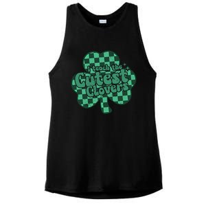 I Teach The Cutest Clovers In The Patch St Patrick’s Day Meaningful Gift Ladies PosiCharge Tri-Blend Wicking Tank