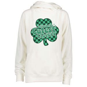 I Teach The Cutest Clovers In The Patch St Patrick’s Day Meaningful Gift Womens Funnel Neck Pullover Hood