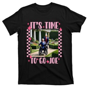 ItS Time To Go Joe Funny Trump Biden Wheelchair T-Shirt