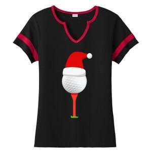 I'd Tap That Funny Golf Ball Tee For Golfing Players Ladies Halftime Notch Neck Tee