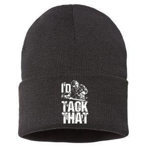 I'd Tack That Metal Worker Welder Sustainable Knit Beanie