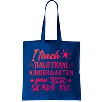 I Teach Transitional Kindergarten Teacher Team Cute Gift Tote Bag