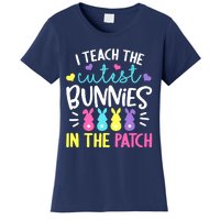 I Teach The Cutest Bunnies In The Patch Easter Teacher Cute Women's T-Shirt