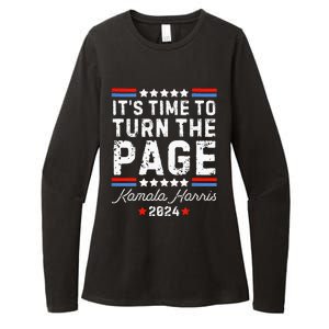 ItS Time To Turn The Page Kamala Harris 2024 President Vote Womens CVC Long Sleeve Shirt