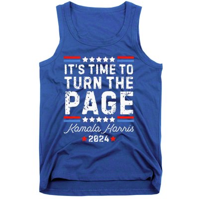 ItS Time To Turn The Page Kamala Harris 2024 President Vote Tank Top