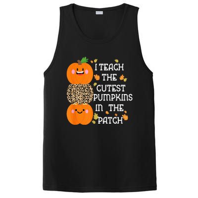 I Teach The Cutest Pumpkins In The Patch Leopard For Teacher PosiCharge Competitor Tank