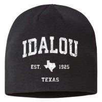 Idalou Texas Tx Vintage Athletic Black Sports Sustainable Beanie