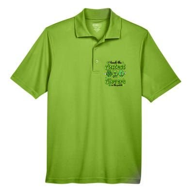 I Teach The Cutest Clovers In The Patch St Patricks Day Gift Men's Origin Performance Pique Polo