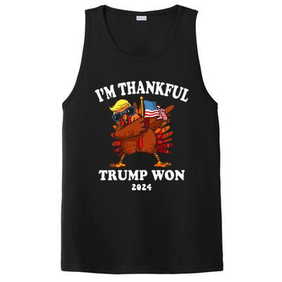 IM Thankful Trump Won Thanksgiving Trump Autumn Turkey 2024 PosiCharge Competitor Tank