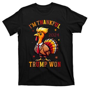 IM Thankful Trump Won 2024 Took American Back Thanksgiving T-Shirt