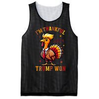 IM Thankful Trump Won 2024 Took American Back Thanksgiving Mesh Reversible Basketball Jersey Tank