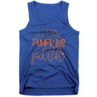 I Teach The Cutest Pumpkins In The Patch Teacher Halloween Tank Top