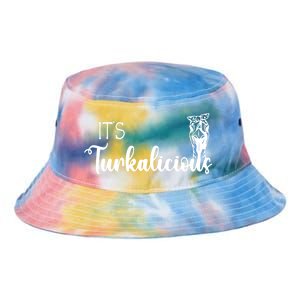 Its Turkalicious Thanksgiving Turkey Family Cute Gift Tie Dye Newport Bucket Hat