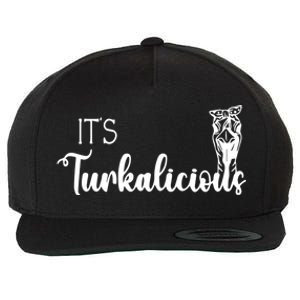 Its Turkalicious Thanksgiving Turkey Family Cute Gift Wool Snapback Cap