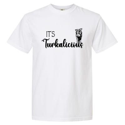 Its Turkalicious Thanksgiving Turkey Family Cute Gift Garment-Dyed Heavyweight T-Shirt