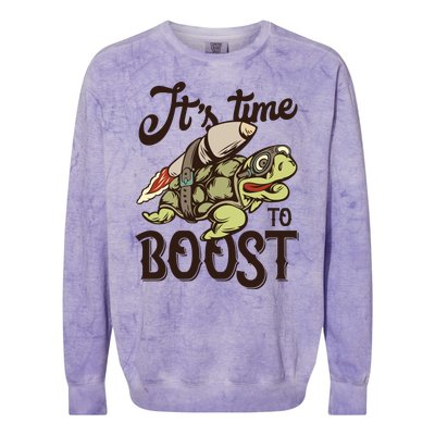 It's Time To Boost Colorblast Crewneck Sweatshirt