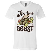 It's Time To Boost V-Neck T-Shirt