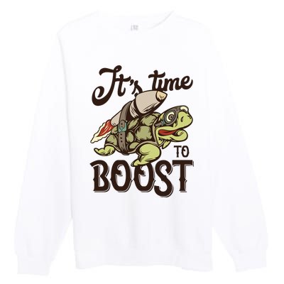 It's Time To Boost Premium Crewneck Sweatshirt