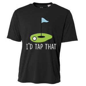 ID Tap That Sarcasm Gag Funny Best Golf Joke Fathers Day Cooling Performance Crew T-Shirt