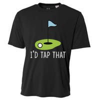 ID Tap That Sarcasm Gag Funny Best Golf Joke Fathers Day Cooling Performance Crew T-Shirt