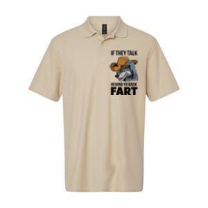 If They Talk Behind Your Back Fart Funny Oddly Specific Meme Softstyle Adult Sport Polo