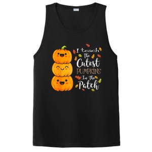 I Teach The Cutest Pumpkins In The Patch Teacher Halloween PosiCharge Competitor Tank