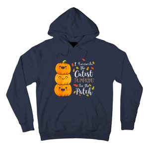 I Teach The Cutest Pumpkins In The Patch Teacher Halloween Hoodie